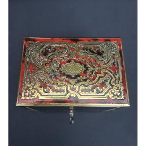 Boulle Marquetry Perfume Box. Signed Tahan In Paris