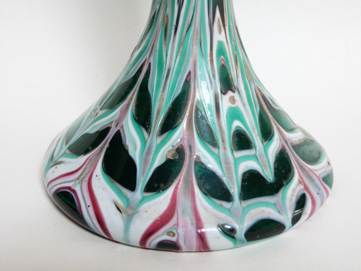 Soliflore Vase In Murano Glass Atelier Salviati-photo-3