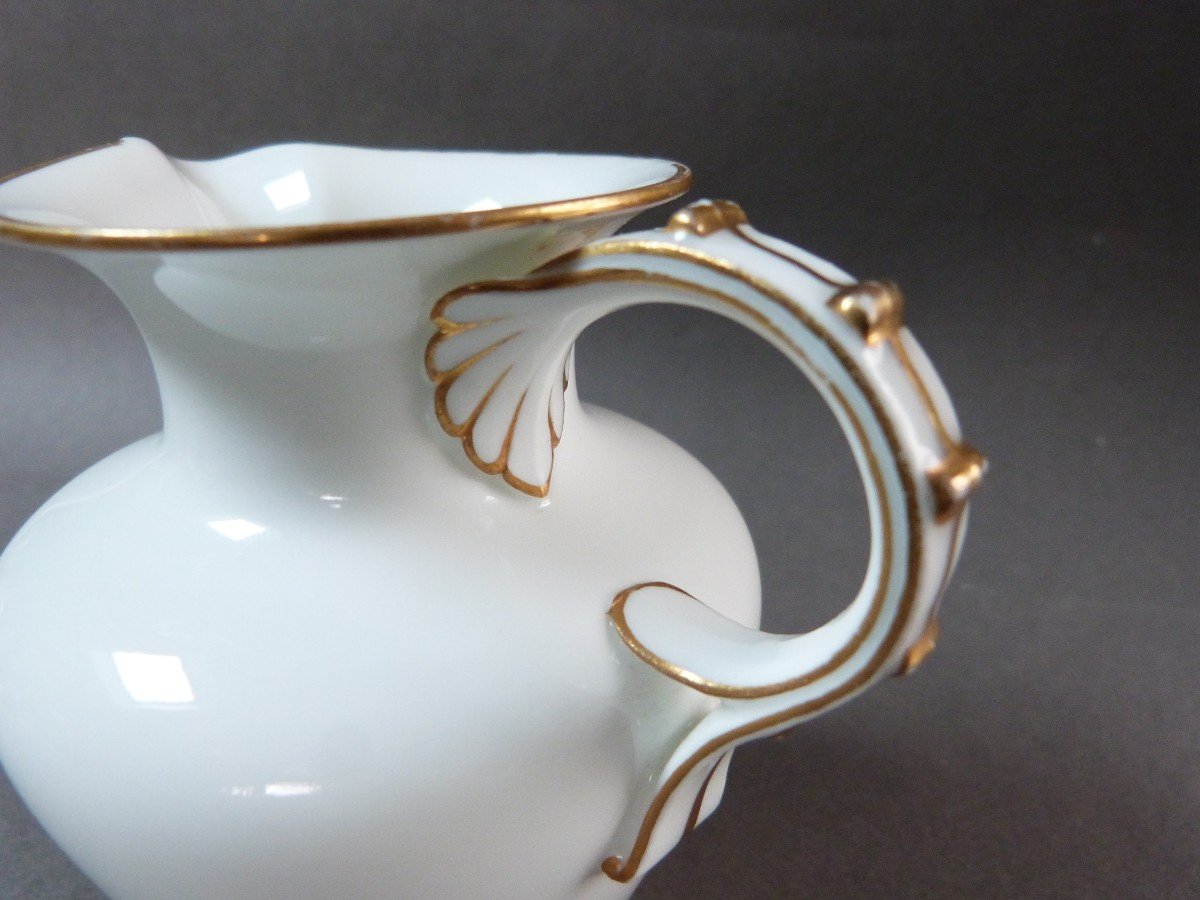 Sèvres 1857 Napoleon III Porcelain Milk Jug -photo-3