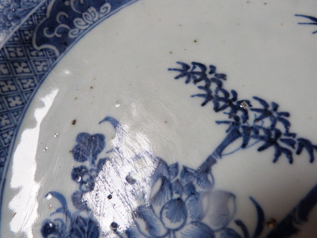 Large 18th Century Chinese Porcelain Dish, East India Company-photo-2