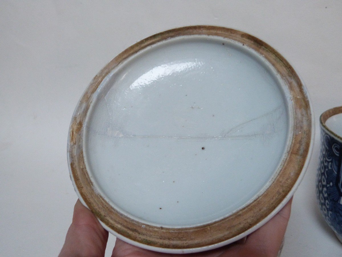 Pot Couvert Porcelaine De Chine Pour Le Vietnam Bleu De Hue XIXeme-photo-4