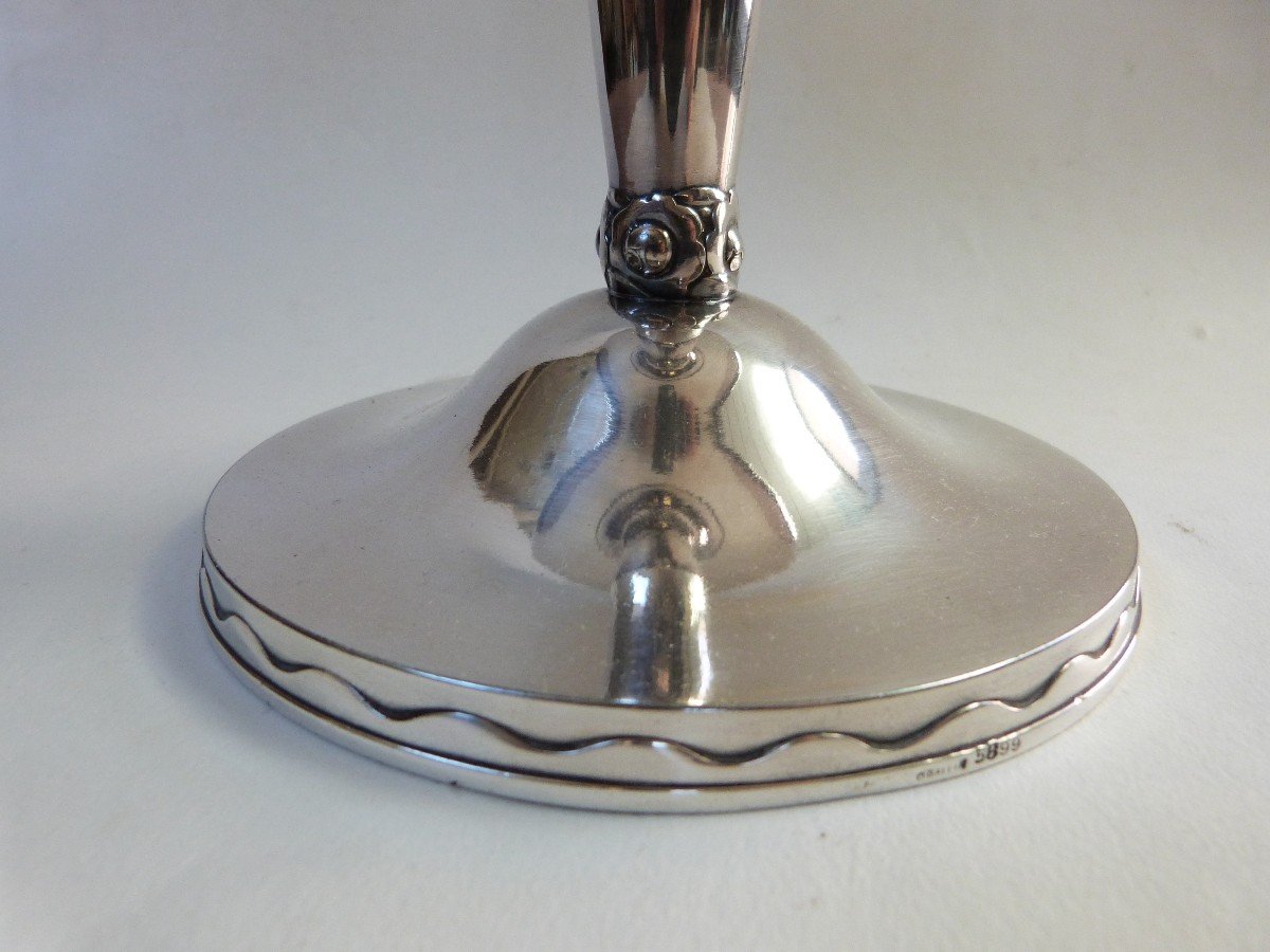 Gallia - Christofle Large Art Deco Silver Plated Metal Bowl -photo-1