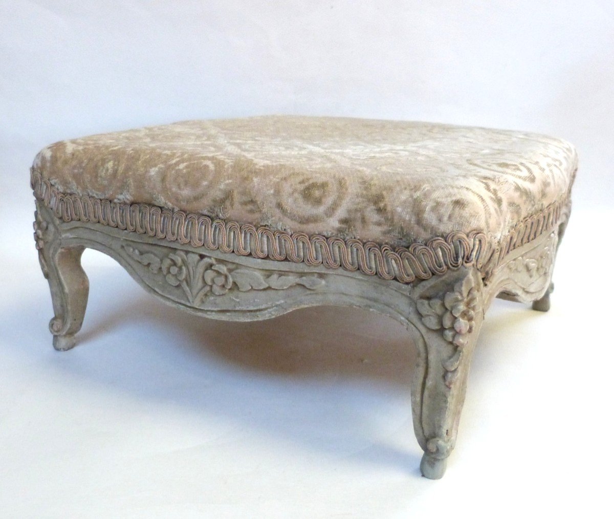 Petit Tabouret Repose Pieds XVIIIeme d'époque Louis XV