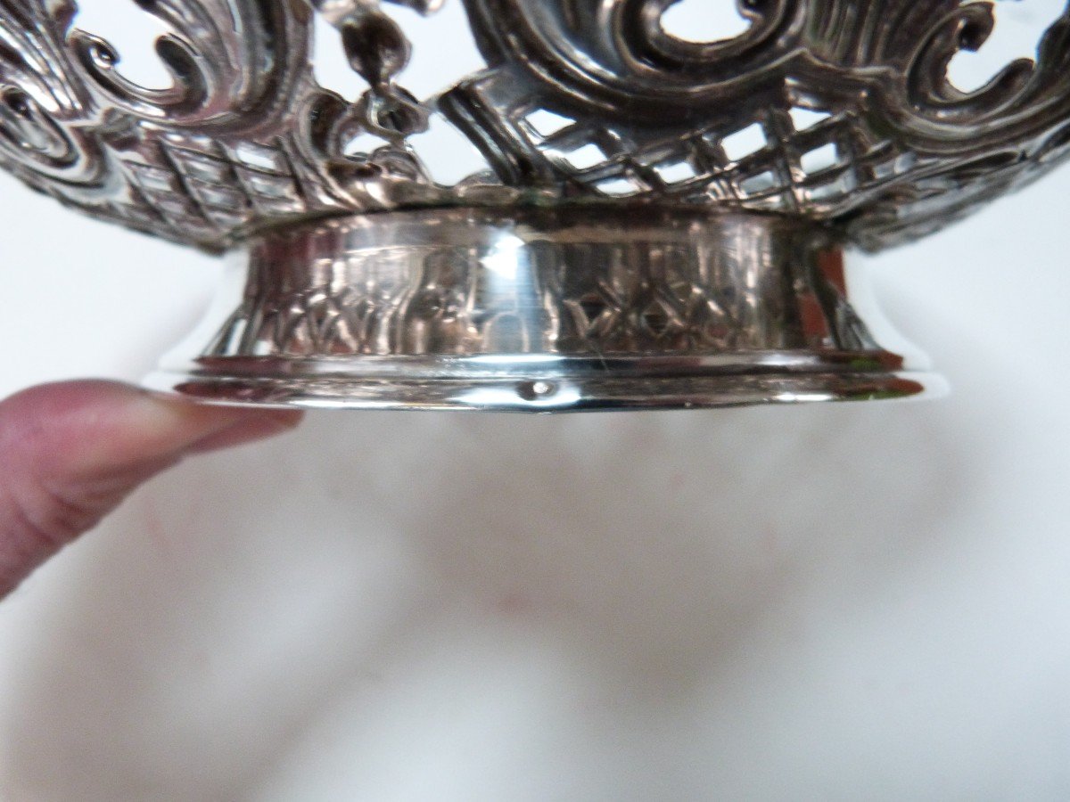 Openwork Cup In Solid Silver Rich Decor -photo-4