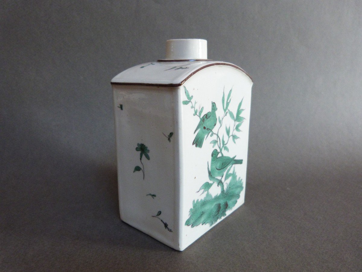 Tea Box Frankenthal Porcelain Germany XVIIIth Joseph Hannong -photo-2