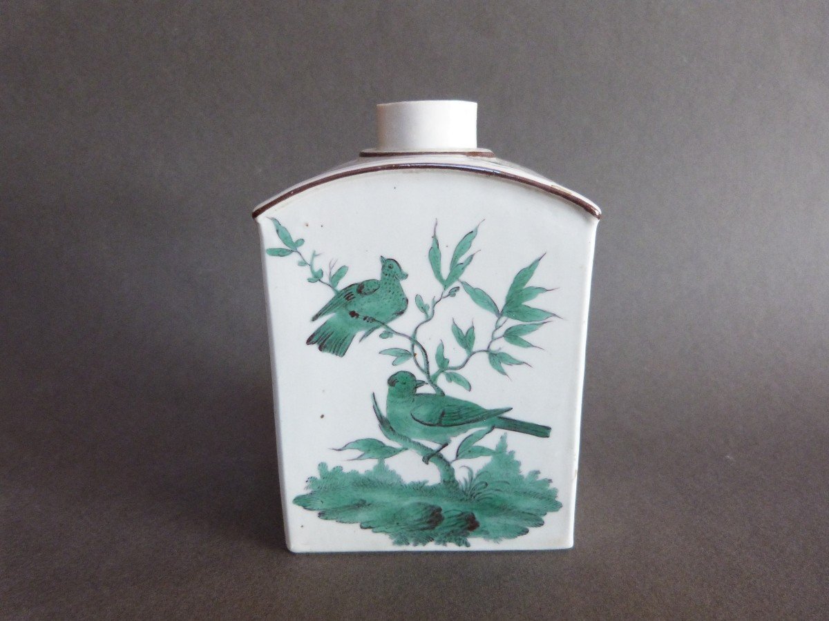 Tea Box Frankenthal Porcelain Germany XVIIIth Joseph Hannong -photo-1