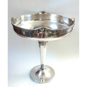 Gallia - Christofle Large Art Deco Silver Plated Metal Bowl 