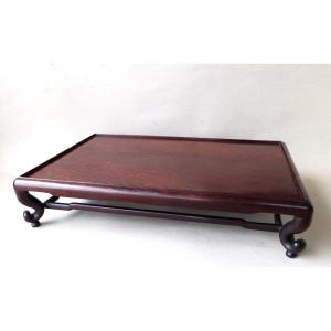 Hong Mu Wood Tea Table Tray China 19th Century