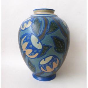 Revernay Art Deco Stoneware Vase 