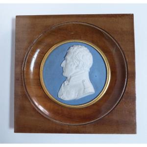 Alexandre Brachard Miniature Profil Du Duc De Wellington Porcelaine De Sèvres