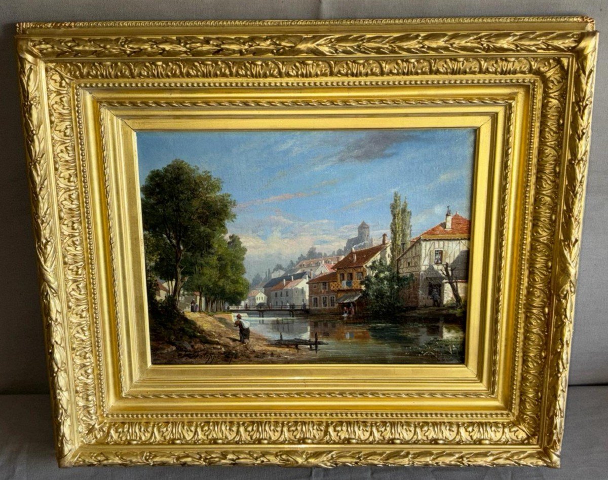 19th Century Landscape Painting-photo-2