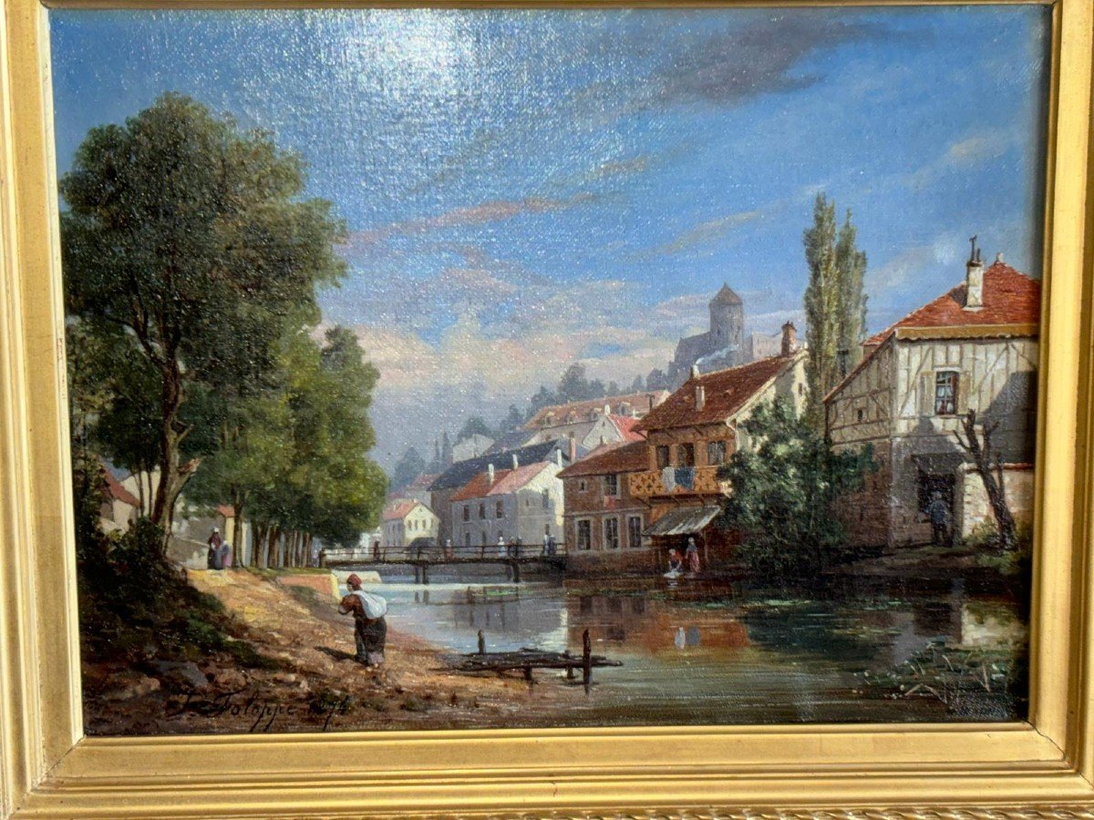 Tableau De Paysage Du XIXème Siècle-photo-4