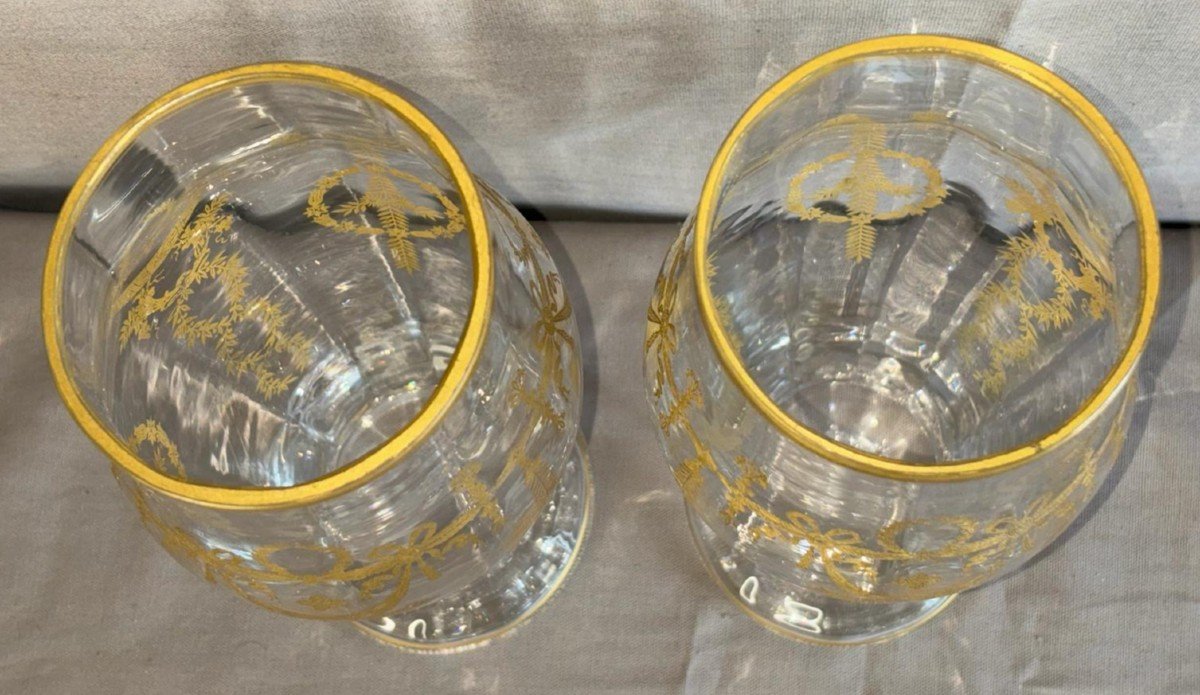 Paire De Vases En Cristal-photo-2