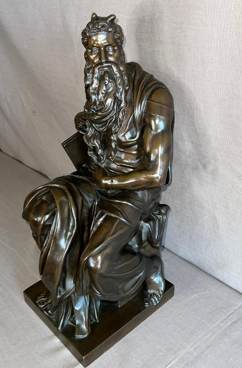 Sculpture En Bronze Moise F. Barbedienne XIXème Siècle