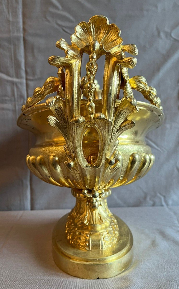 Exceptional Rocaille Style Planter / Bowl, Napoleon III Period, 19th Century.-photo-2