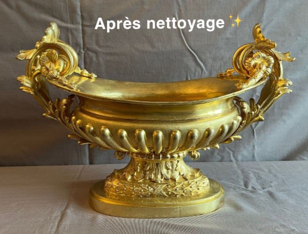 Exceptional Rocaille Style Planter / Bowl, Napoleon III Period, 19th Century.-photo-6