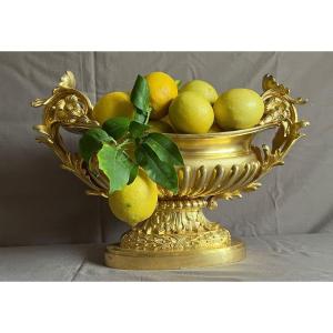 Jardinière / Coupe Style Rocaille, époque Napoléon III XIXe Siècle.