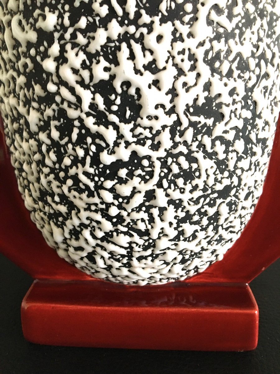 Vase en Céramique, Vers 1930, Paul Milet (1870-1950) Pour La Manufacture De Sèvres -photo-2