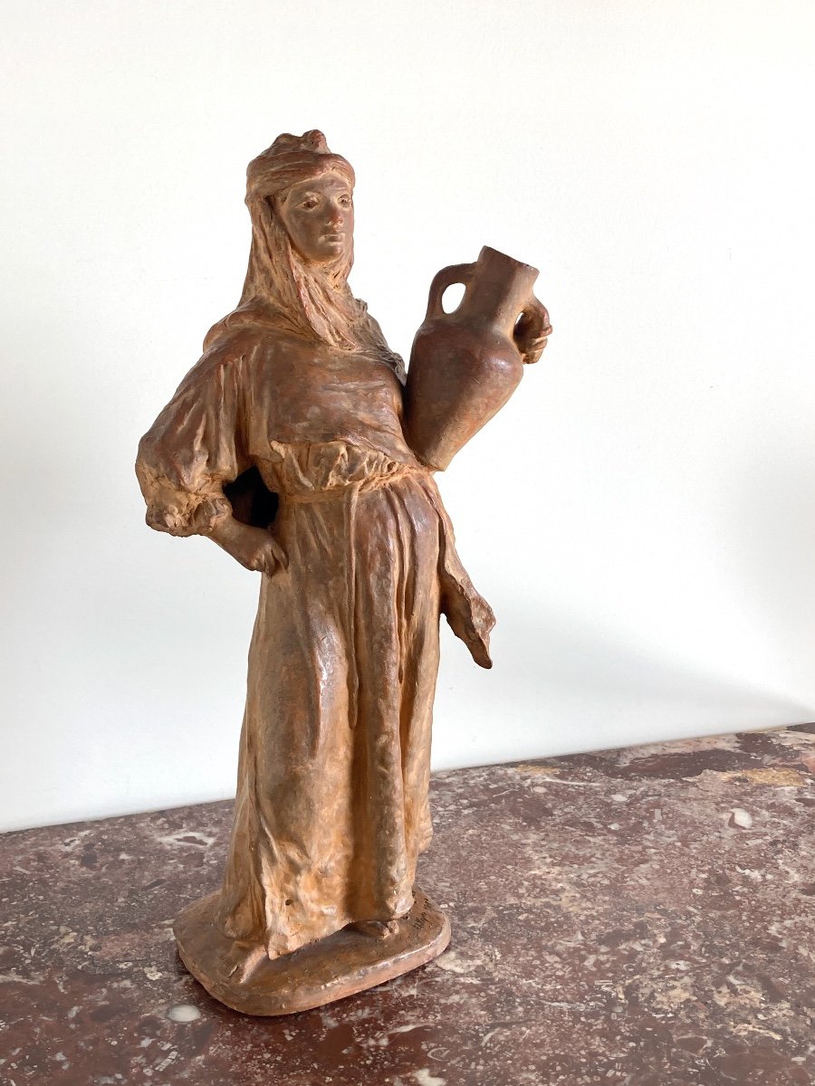 Terracotta, Orientalist, By Léon Fourquet (1901), Early 20th Century