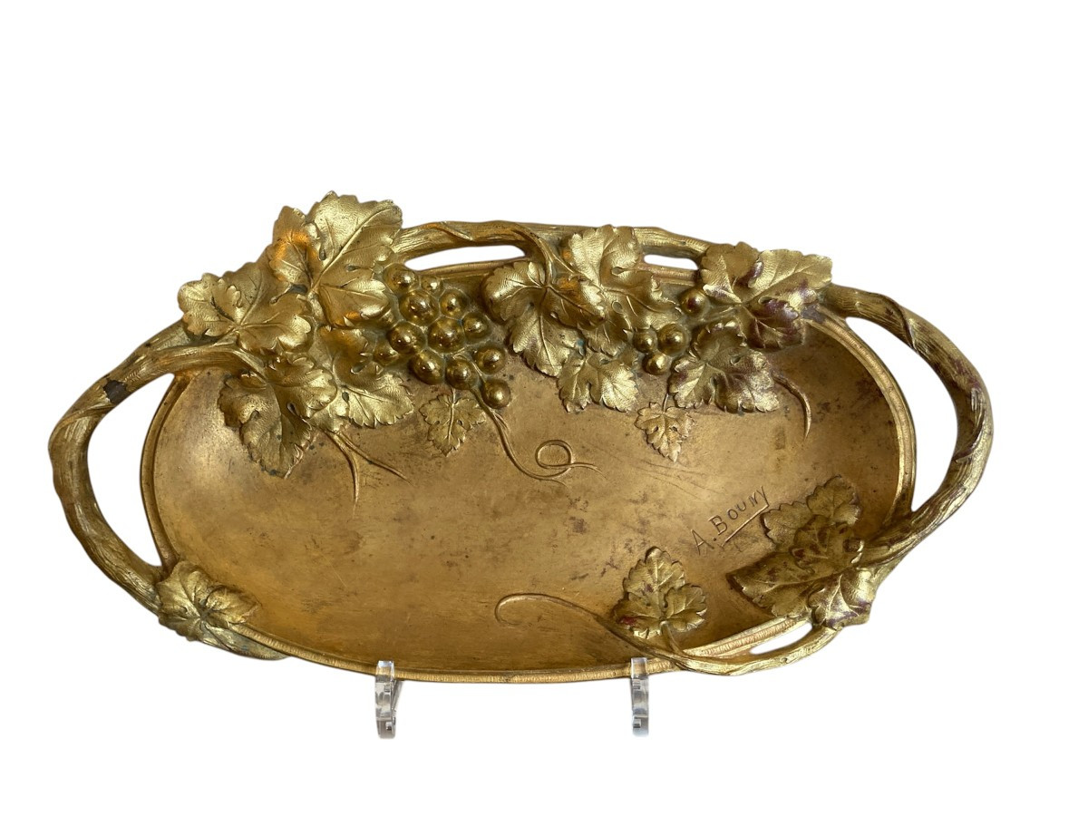 Gilded Bronze Pocket Emptier, A. Bouny, Art Nouveau