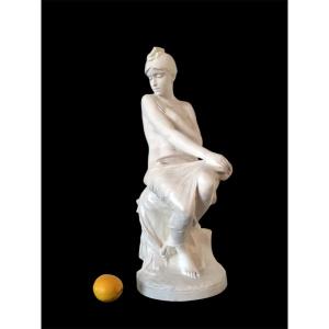 Sculpture en Terre Cuite, Femme Nue, de Paul Hippolyte Delaroche