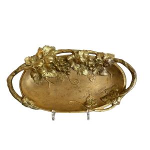 Gilded Bronze Pocket Emptier, A. Bouny, Art Nouveau