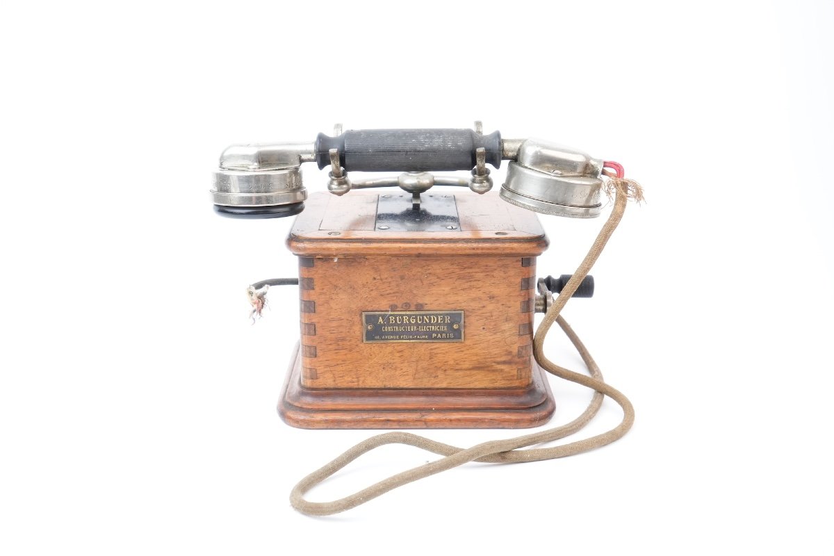 Marty Type Telephone Circa 1910 - Burgunder Manufacturer