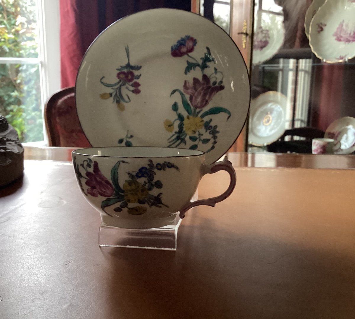 Tournai Polychrome Tea Cup