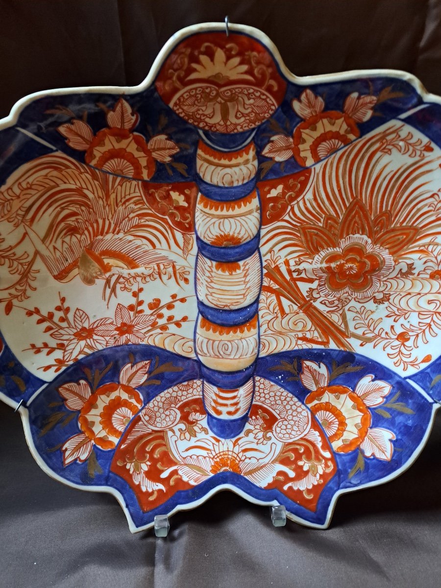 Plat En Forme De Papillon Imari-photo-2