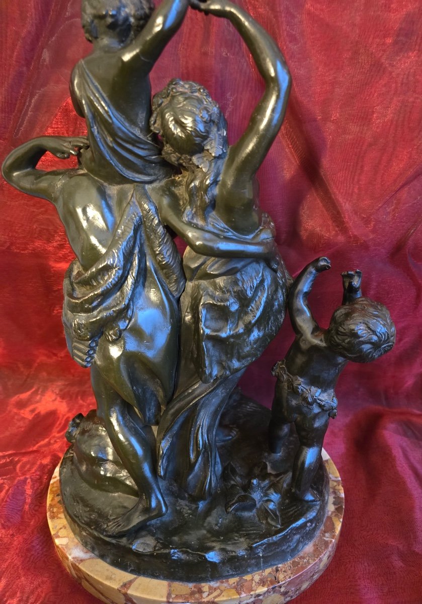 Bronze “triumph Of Bacchus”-photo-2