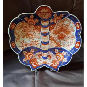 Plat En Forme De Papillon Imari