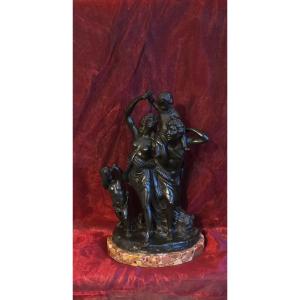 Bronze “triumph Of Bacchus”