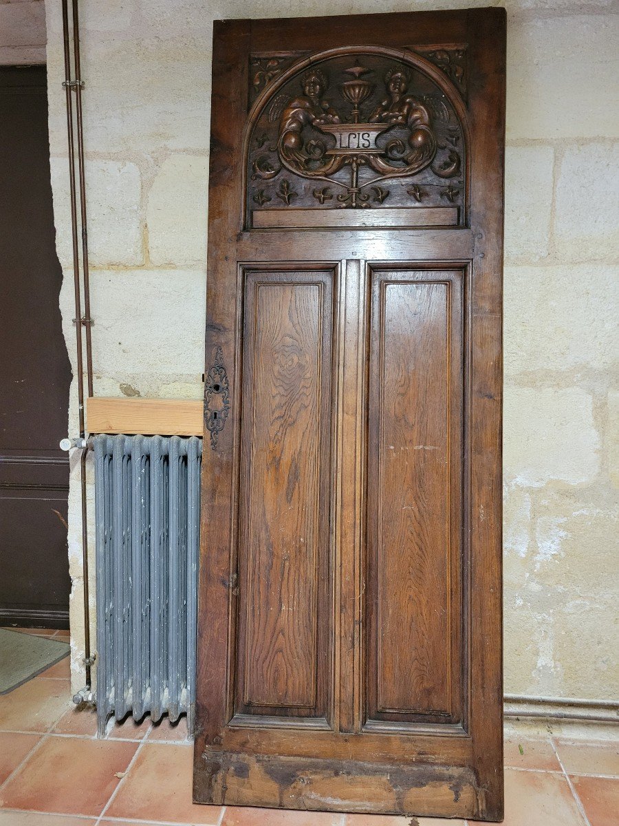 Very Beautiful Solid Wood Door Carved By Louis Joubert-photo-8