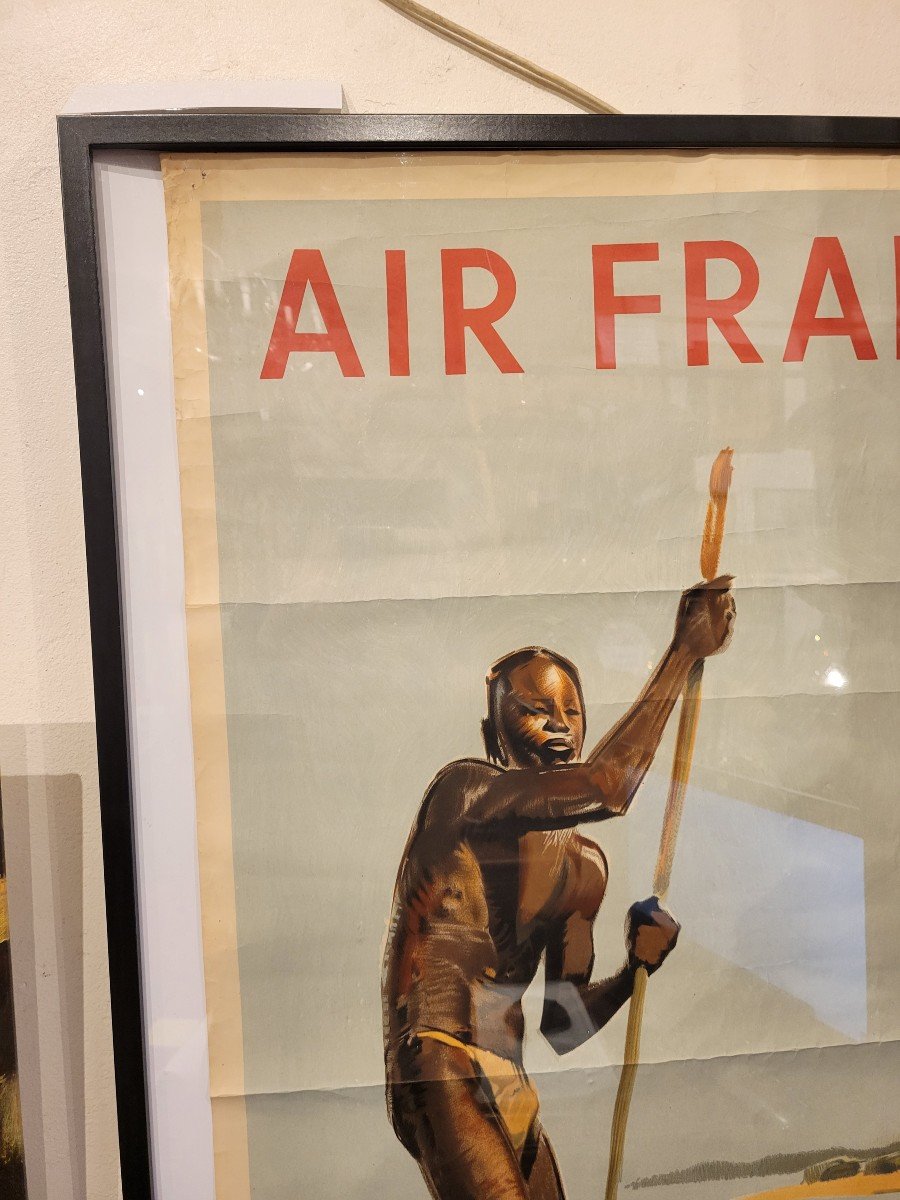 Brenet - Original Air France Poster West Africa-photo-1