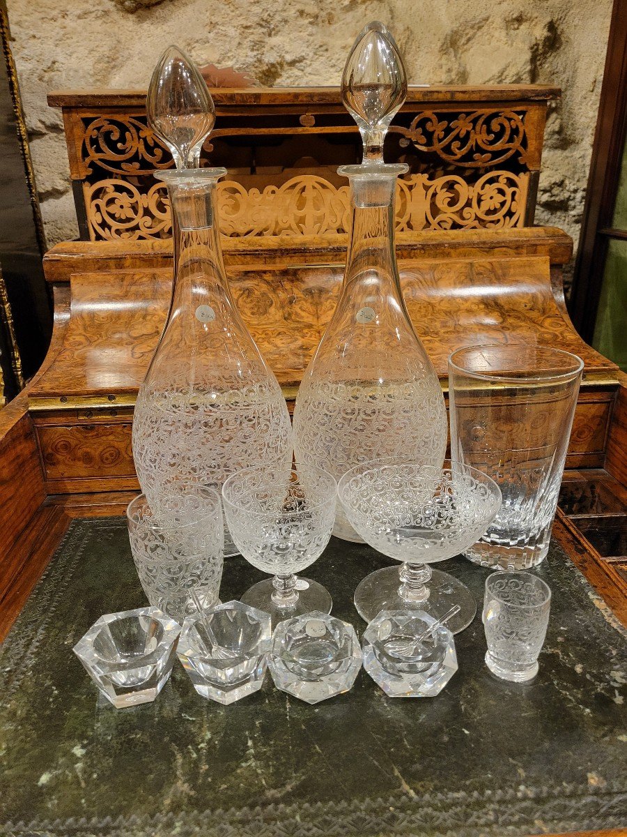 Baccarat Set (45 Pieces + 2 Decanters)-photo-3