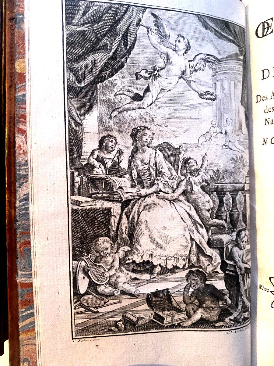 Very Beautiful Series In 11 Illustrated Volumes Of "the Works Of Monsieur De Fontenelle", Paris 1767-photo-7