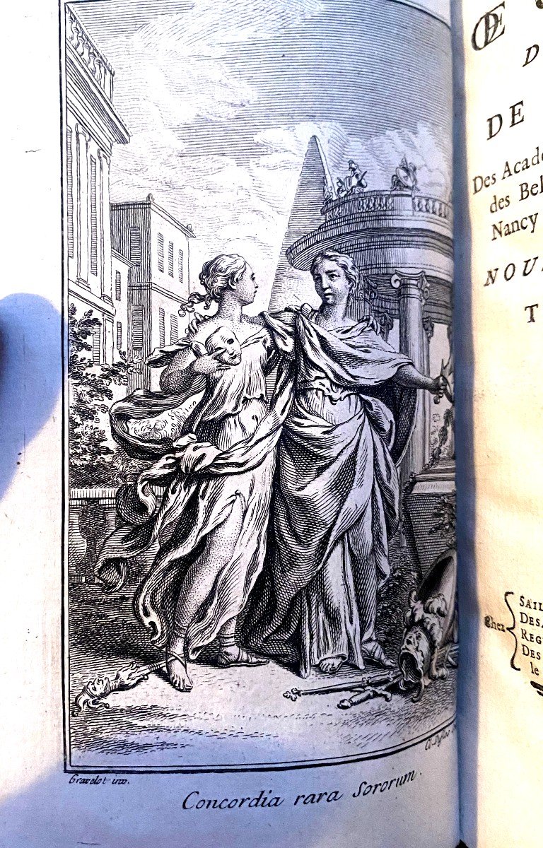 Very Beautiful Series In 11 Illustrated Volumes Of "the Works Of Monsieur De Fontenelle", Paris 1767-photo-8