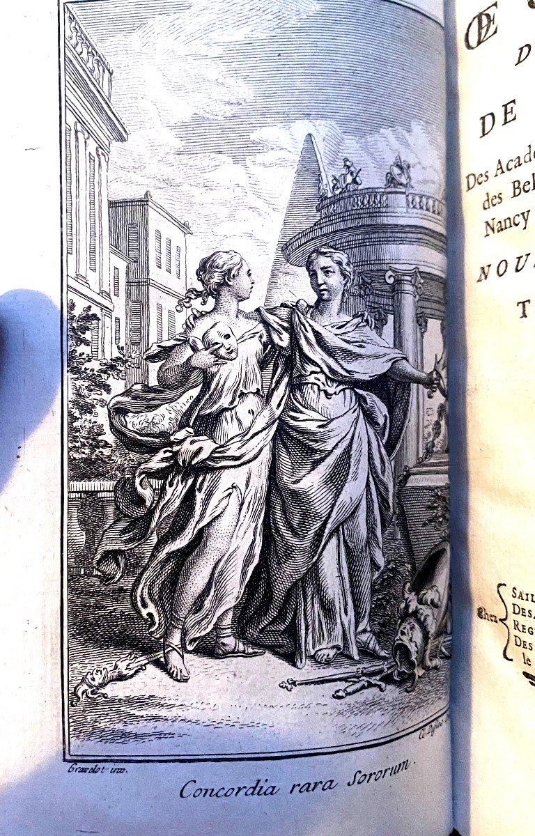 Très Belle Série En 11 Volumes  Illustrées Des" Oeuvres De Monsieur De Fontenelle" , Paris 1767-photo-8