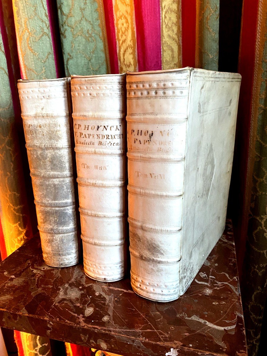 3 Fine Volumes, Cold-struck Vellum: Vita Viglii Aytta Zuichemi Ad Ipso Viglio Scripta, 1743