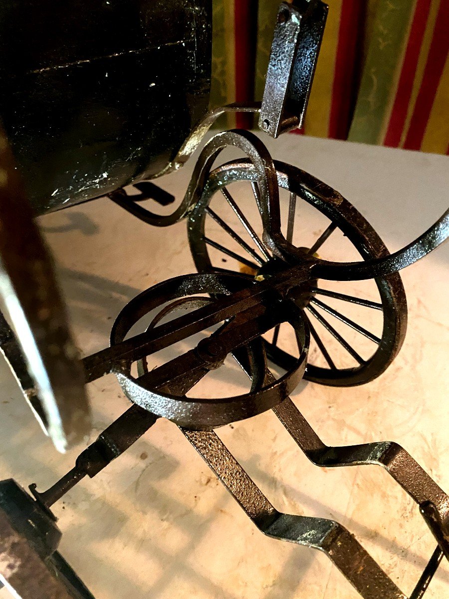 Magnificent Miniature Carriage From The Late 18th Century "companion Masterpiece" -photo-6