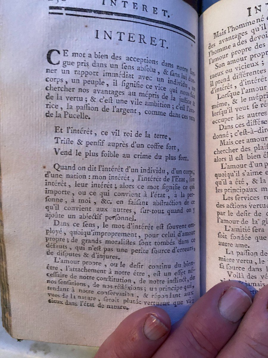  4 Fine Vols. The Spirit Of The Ecyclopedia Or Choice Of Articles.. Geneva 1768 - (denis Diderot)-photo-7