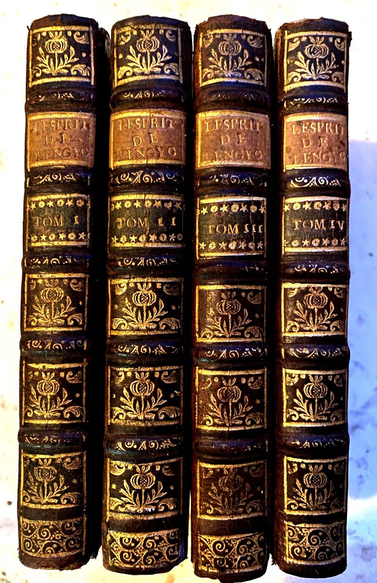  4 Fine Vols. The Spirit Of The Ecyclopedia Or Choice Of Articles.. Geneva 1768 - (denis Diderot)