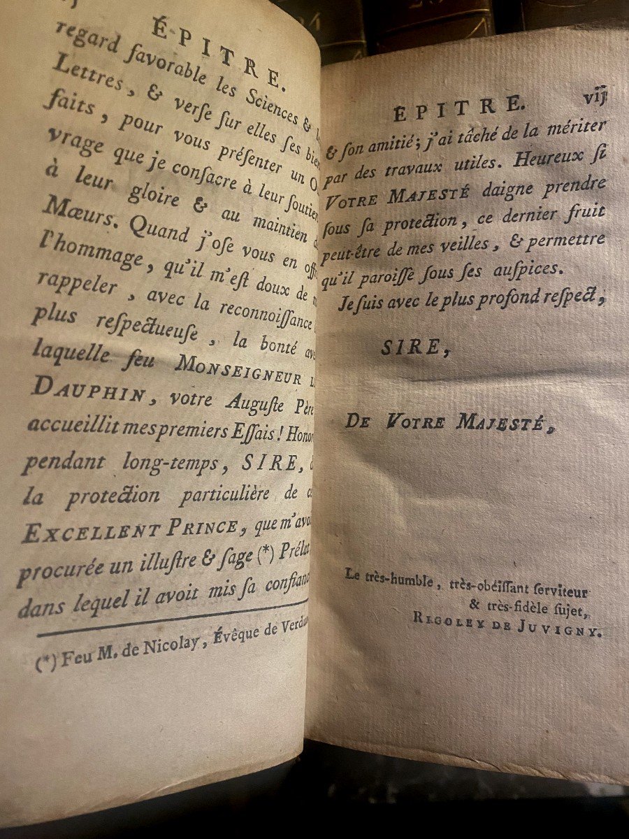 "de La Décadence Des Lettres Et Des Moeurs " Par M. Rigolet De Juvigny, Paris Chez Mérigot 1787-photo-2