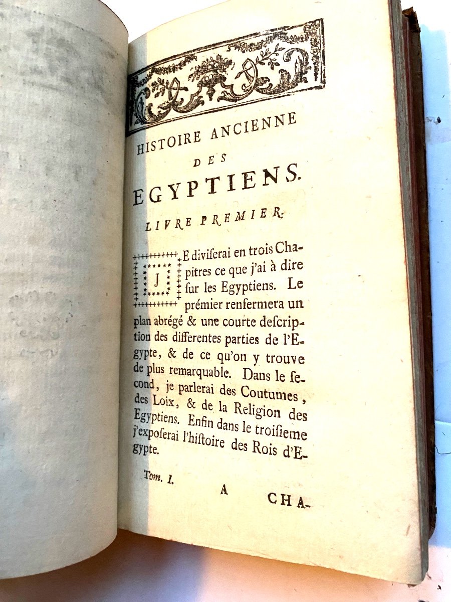 "Abrege De l'Histoire Ancienne De Rollin", Par Mr l'Abbé Tailhé , 5 Vol. In 12. A Lausanne . Il-photo-2