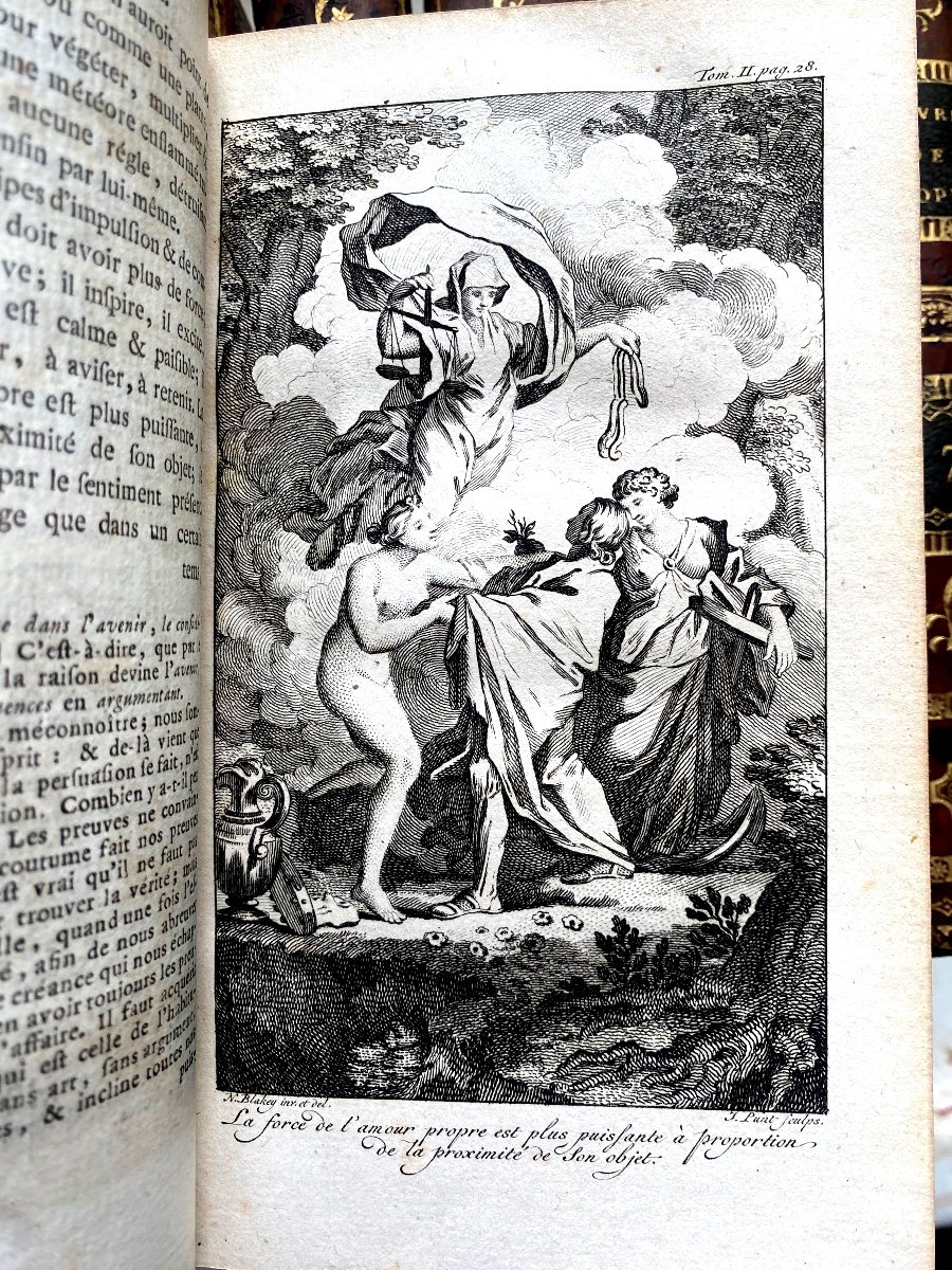 Belle Série ; 7vol. In 12 ."oeuvres Diverses De Pope , Traduites De l'Anglais Amsterdam &. 1758-photo-6