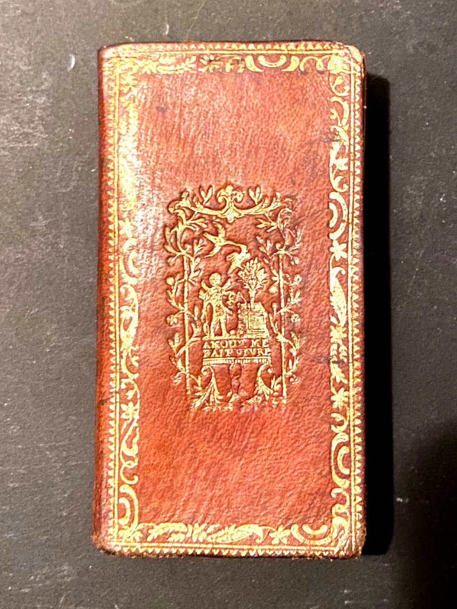 Rare 18th Century Pocket Almanac. Paris 1785. “court Calendar” For The Year In Moroccan