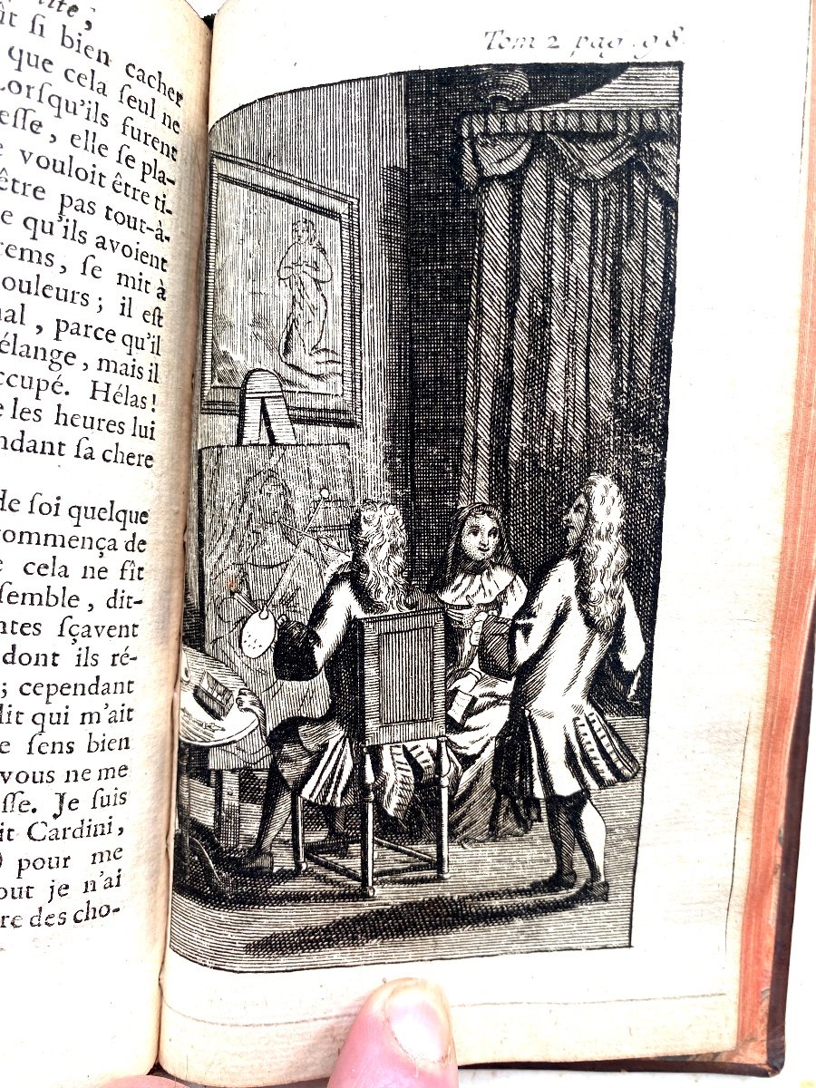 "histoire d'Hypolite Comte De Duglas " Par Mad. d'Aulnoy ,beau Volume In 12 Illustré Paris 1757-photo-7