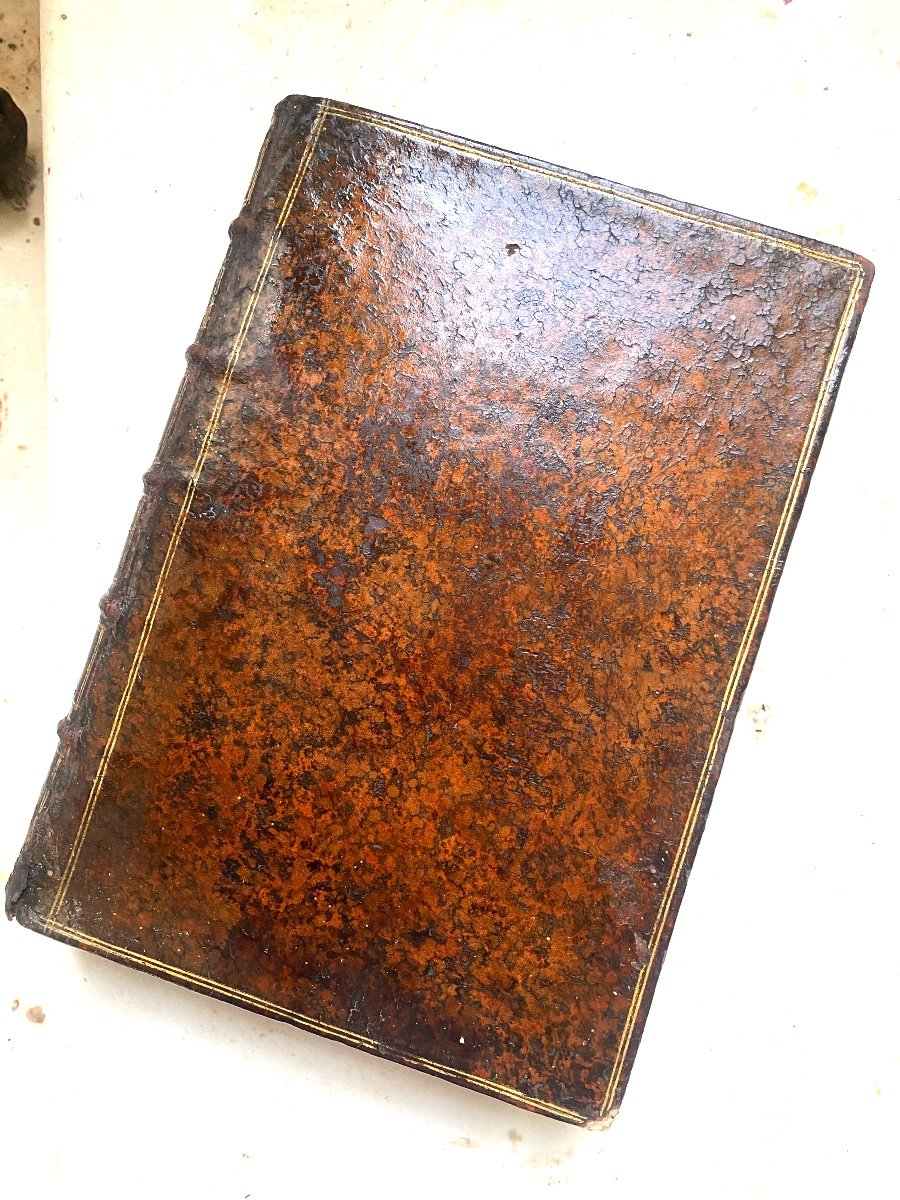 In Its Beautiful Binding From 1654 In In4 Format: Treasure Of Harangues Remonstrances And Orations...-photo-2