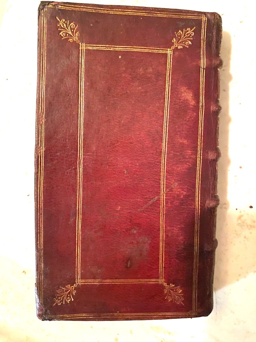 In Its Beautiful Binding In The Du Seuil Petit In 12 From 1696. Compendiosa Institutionum Justiniani
