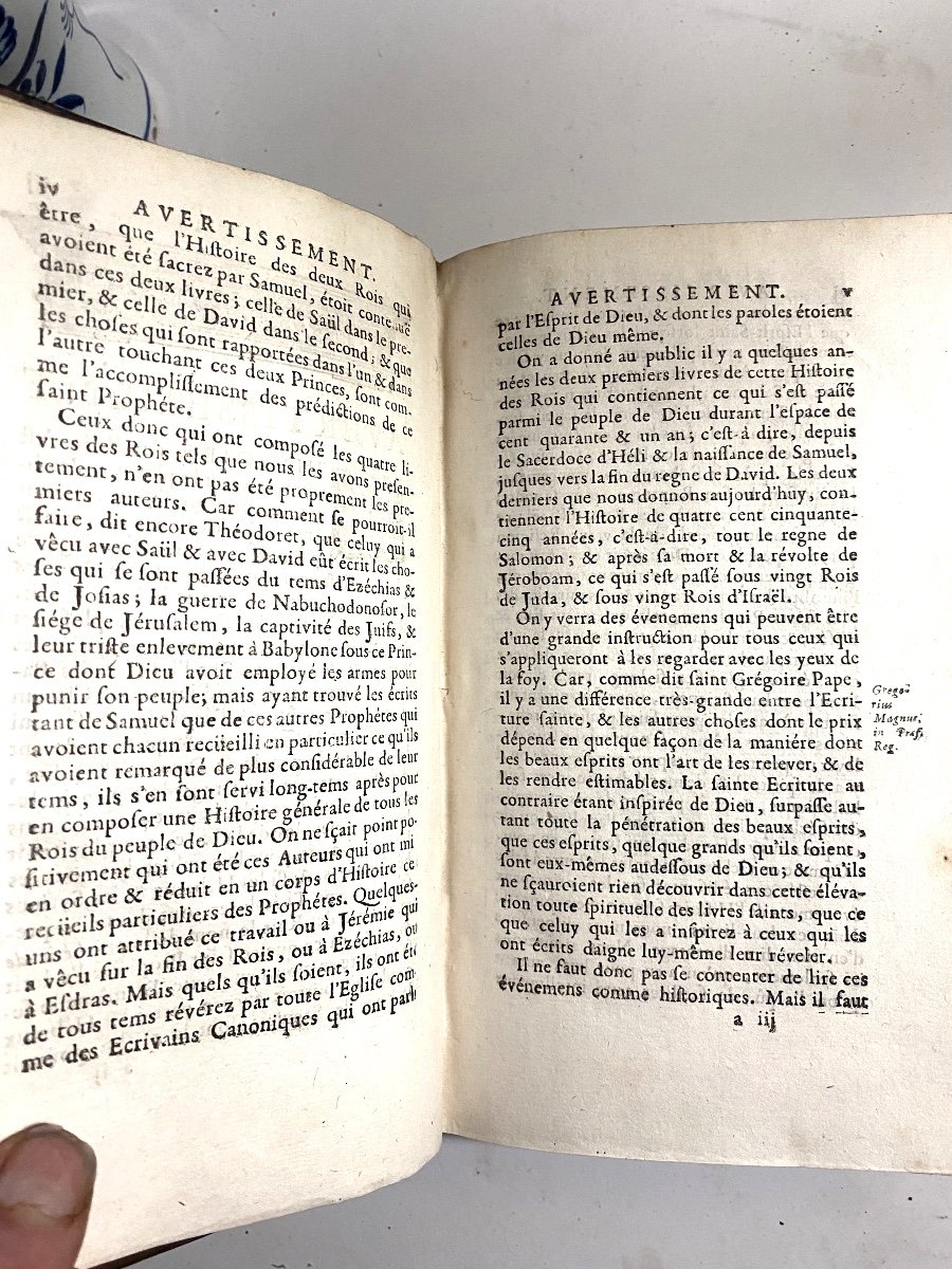 "les Deux Derniers Livres Des Rois ",trad. Par Lemaistre De Sacy . A Paris 1690 Seconde Edition-photo-1
